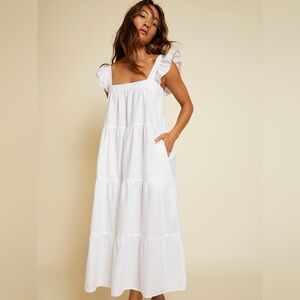 Nation LTD - Camille Easy Sundress in White NWT
